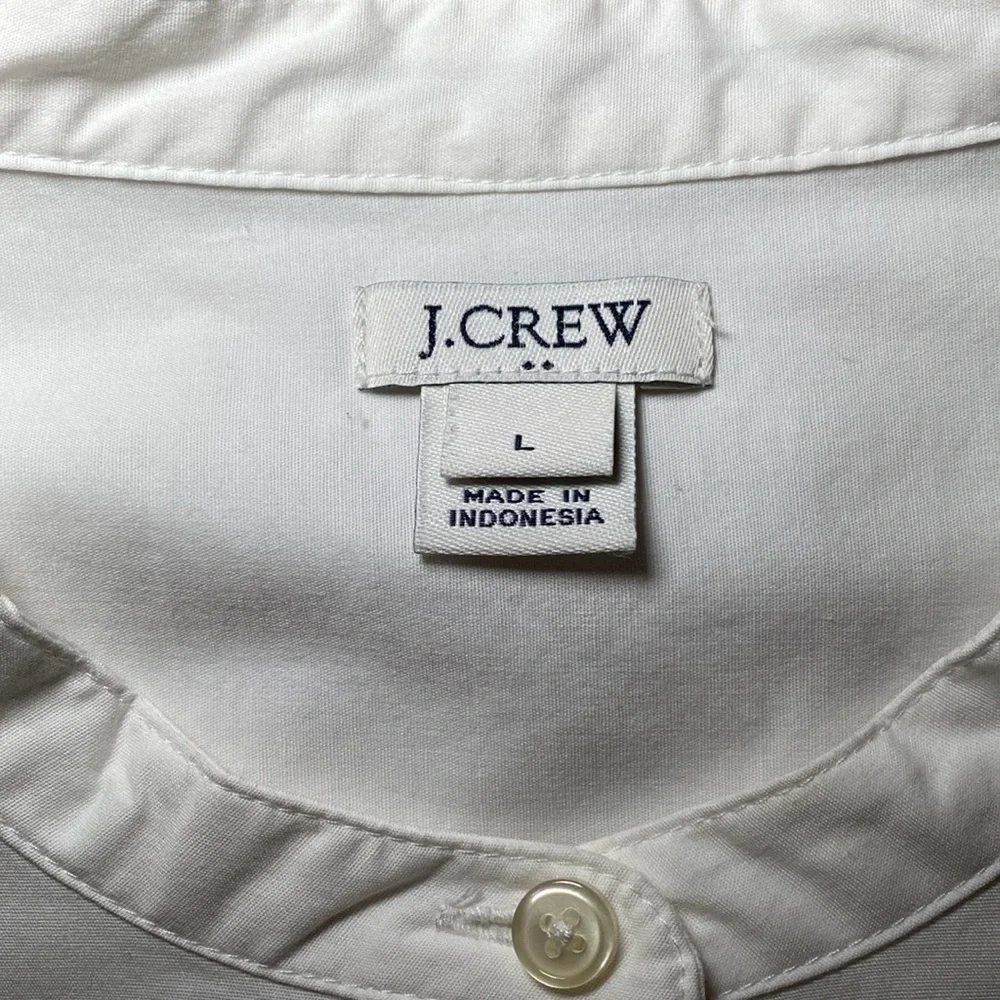 J. Crew Factory Fringe Trimmed Blouse - Picture 2 of 4